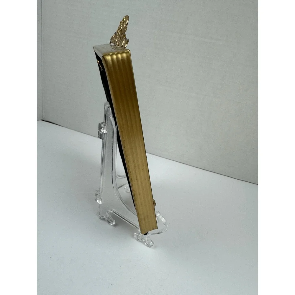 Vintage Gold Bow Ribbon Picture Frame Hollywood Regency Neoclassical Style